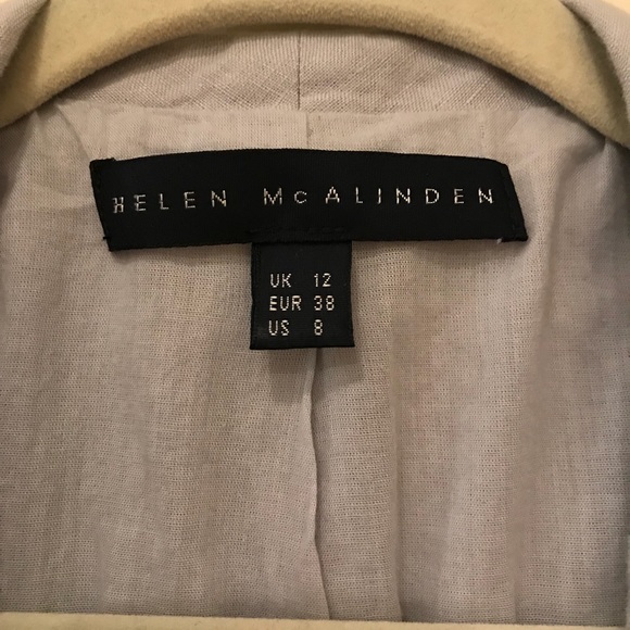 NWT - vintage 100% Linen Blue Skirt Suit Set - Picture 4 of 7